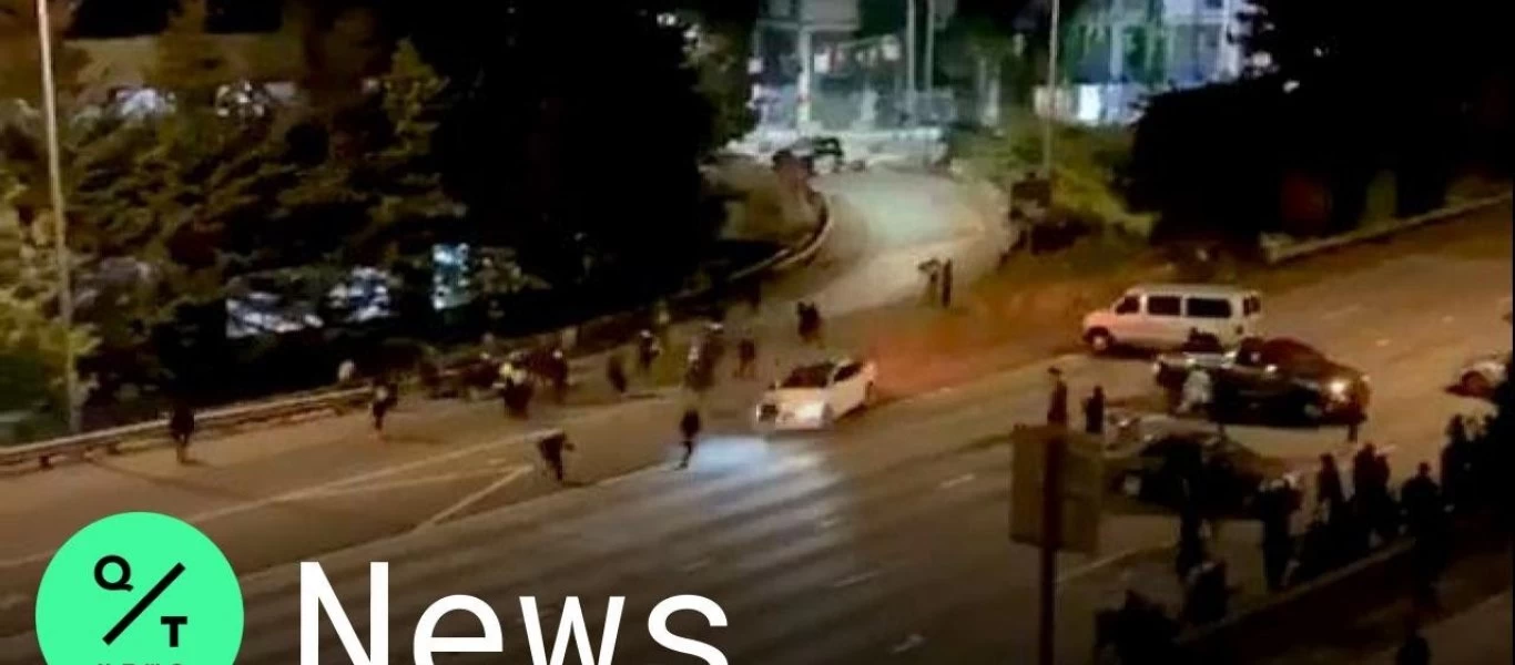 ΗΠΑ: Η στιγμή που αυτοκίνητο πέφτει με ταχύτητα πάνω σε διαδηλωτές και τους εκτοξεύει στον αέρα! (βίντεο) (upd)